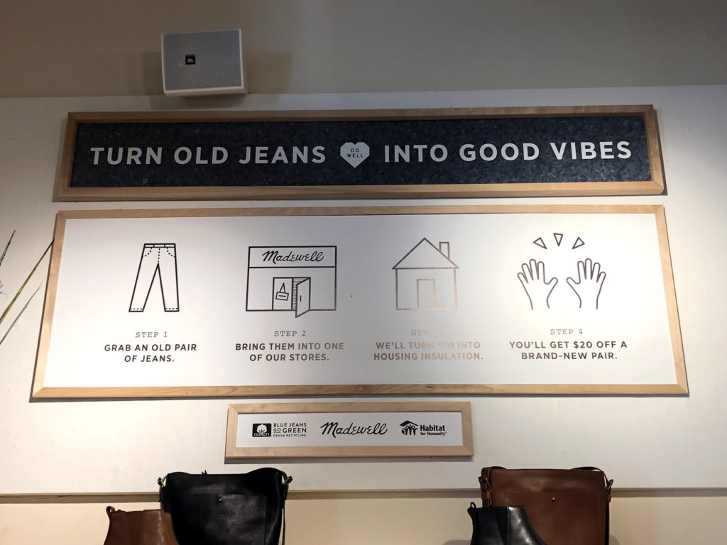 madewell recycled jeans